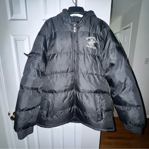 Beverly Hills Polo Club Other - Beverly Hills Polo Club Men's L Black Puffer Jacket Winter Coat Warm Quilted